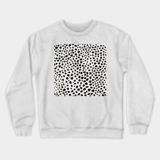Black and Gold Animal Print Crewneck Sweatshirt